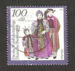 Stamps Germany -  1591 - Traje regional, Minden