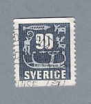 Stamps Sweden -  Figuras