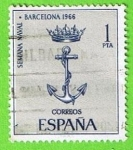 Stamps Spain -  Semana naval en Barcelona