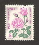 Stamps : Africa : Egypt :  1311 - flor una rosa