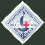 Stamps Russia -  centenario de cruz roja