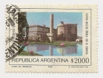 Sellos de America - Argentina -  Central Nuclear Embalse Río III- Córdoba