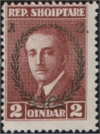 Stamps : Europe : Albania :  El rey Ahmed Zogu