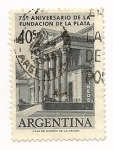 Sellos de America - Argentina -  75° Aniversario de la Fundación de la Plata