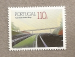 Sellos de Europa - Portugal -  Autopista Setubal-Braga