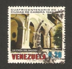 Stamps Venezuela -  IV centº de la ciudad de carora, la casa del balcón