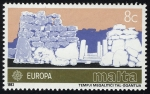 Sellos de Europa - Malta -  MALTA - Templos Megaliticos de Malta
