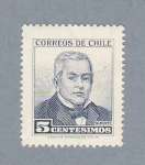 Stamps Chile -  M. Montt (repetido)