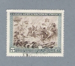 Stamps Chile -  Sesquincentenario de la Batalla de Rancagua (repetido)
