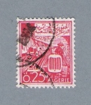 Stamps Algeria -  Campos (repetido)