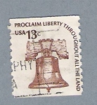Stamps United States -  Campana (repetido)
