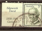 Sellos de Oceania - Australia -  EDGEWORTH  DAVID