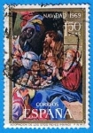 Stamps Spain -  Navidad 1969 (Adoracion a los Reyes)