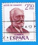 Sellos del Mundo : Europa : Espa�a : Miguel de Unamuno