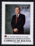 Stamps America - Bolivia -  Licenciado Gonzalo Sanchez de Lozada