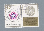 Stamps : Europe : Belgium :  America Revolution Bicentennal