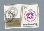 Stamps : Europe : Belgium :  America Revolution Bicentennal