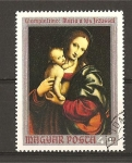 Stamps : Europe : Hungary :  Pinturas Religiosas / Eszterzgom.