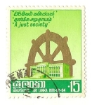 Sellos de Asia - Sri Lanka -  'A Just society'