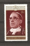 Stamps Rwanda -  Centenario del Concilio Vaticano I.