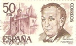 Stamps : Europe : Spain :  antonio machado