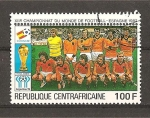 Stamps Africa - Central African Republic -  Mundial España 82.