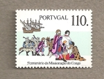 Stamps Portugal -  5 º Aniv de la Misión portuguesa en el Congo