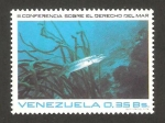Stamps Venezuela -  III Conferencia sobre el derecho del mar, una barracuda