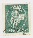 Sellos de Europa - Suecia -  Caballero Cruzado