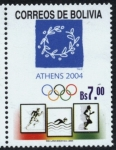 Stamps Bolivia -  Atenas 2004