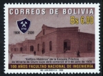 Stamps Bolivia -  Centenario de la facultad nacional de Ingenieria