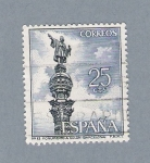 Stamps Spain -  Monumento a Colón. Barcelona (repetido)