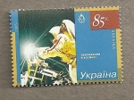 Stamps Europe - Ukraine -  Vuelos espaciales