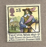 Sellos de Europa - Reino Unido -  Guerra civil 1642-51