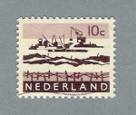 Stamps Netherlands -  Pesqueros (repetido)