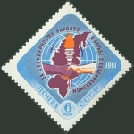 Stamps Russia -  AFRICA DIA DE LA LIBERTAD