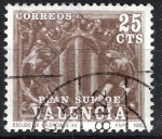 Stamps Spain -  Plan Sur de Valencia. Escudo.