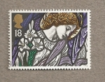 Stamps United Kingdom -  Navidad 1992