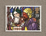 Stamps United Kingdom -  Navidad 1992