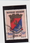 Sellos de Africa - Madagascar -  Escudo de armas