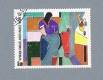 Stamps France -  Alberto Magnelu 
