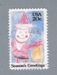 Stamps United States -  Seaso's Greetings