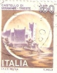 Stamps : Europe : Italy :  CASTELLO DI MIRAMARE- TRIESTE