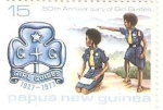Stamps Oceania - Papua New Guinea -  50TH ANNIVERSARY OF GIRL GUIDES