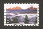 Sellos de America - Estados Unidos -  139 - Parque Nacional de Wyoming