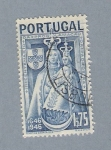 Stamps : Europe : Portugal :  Centenario de la proclamación Padroeira