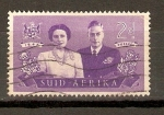 Stamps : Africa : South_Africa :  GEORGE  VI  Y  REINA  ELIZABETH