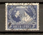 Stamps : Africa : South_Africa :  GEORGE  VI  Y  REINA  ELIZABETH
