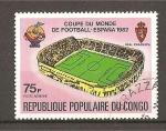 Stamps Africa - Democratic Republic of the Congo -  Mundial España 82.