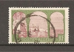 Stamps : Africa : Algeria :  Departamento Frances.- Fondo Claro.